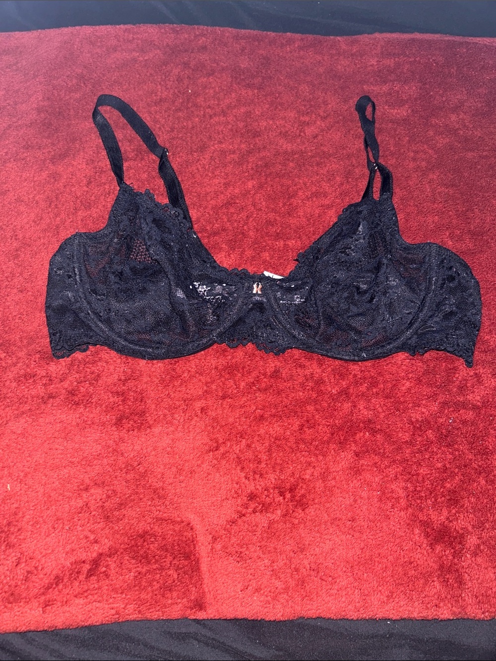 Savage X Fenty Black Lace Underwire Bra